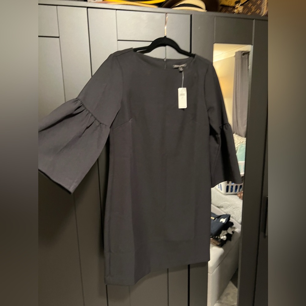 Banana Republic black shift dress